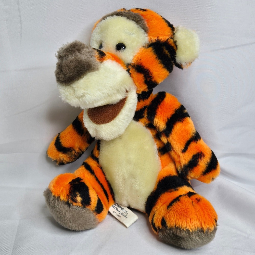 Disney Tigger Plush Stuffed Animal Winnie‎ The Pooh Retro Nostalgic 8"